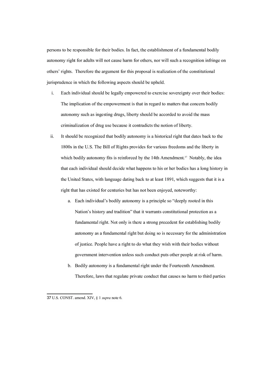 Land of the Free - Bodily Autonomy and the Constitution - Page 22