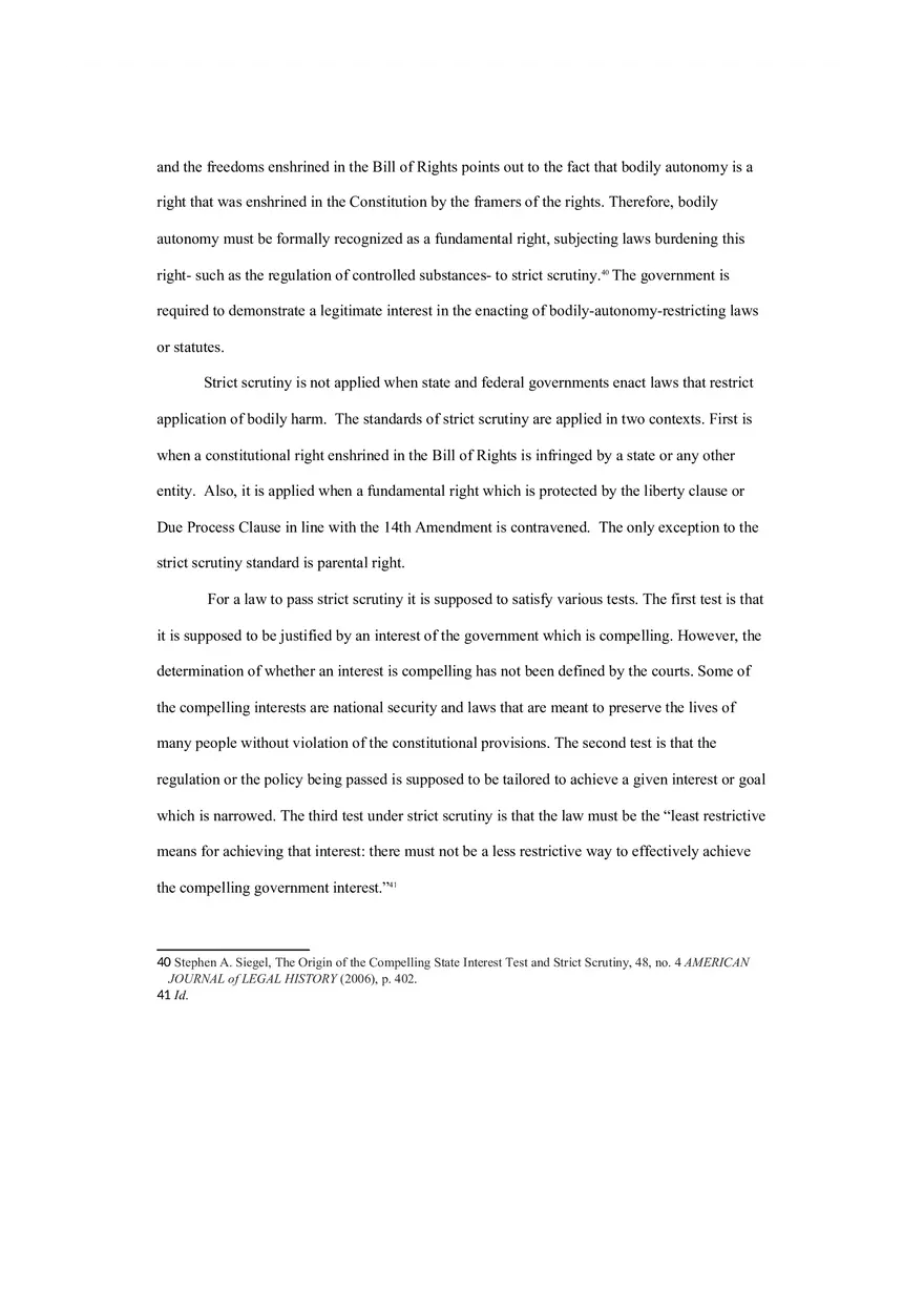 Land of the Free - Bodily Autonomy and the Constitution - Page 24