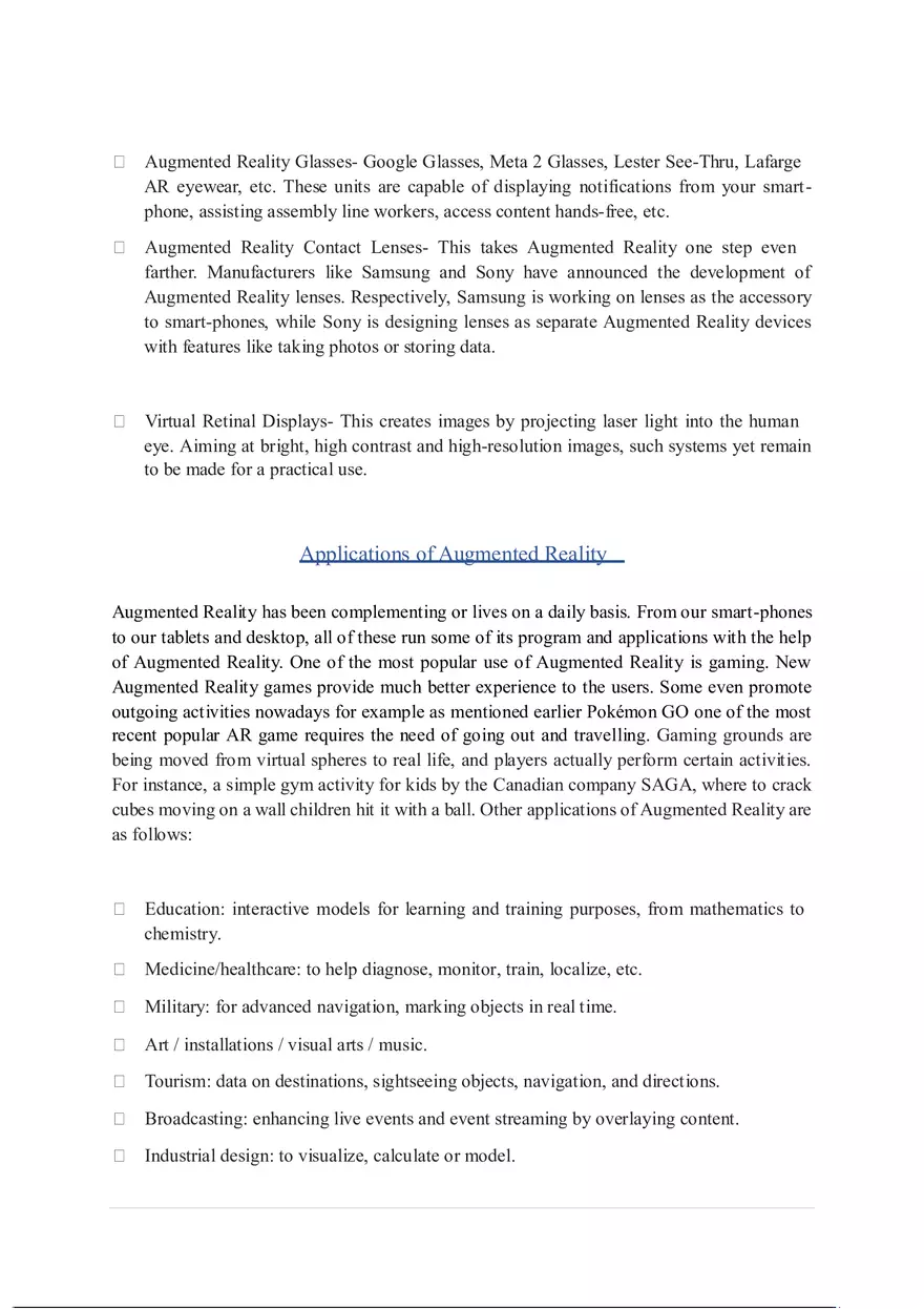Augmented Reality Final Report - Page 10