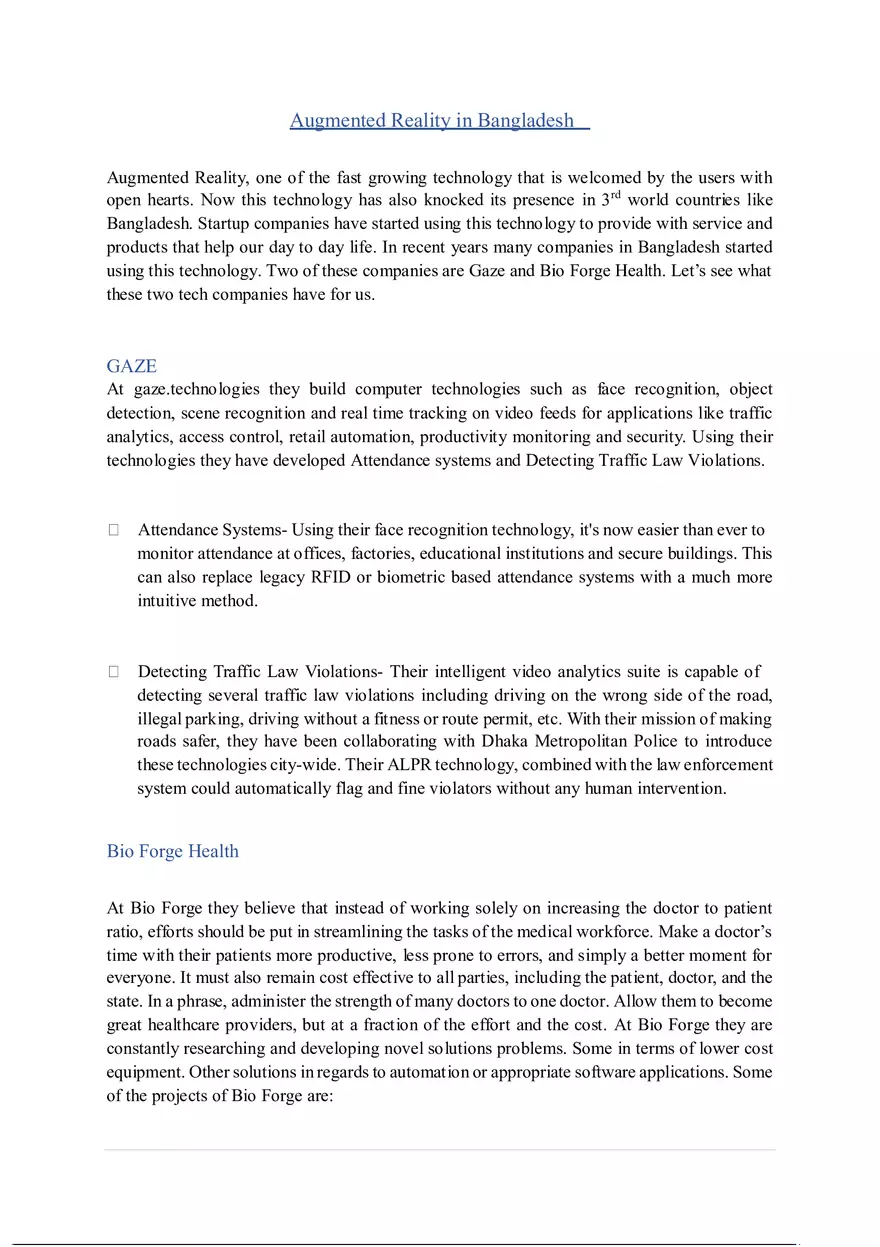 Augmented Reality Final Report - Page 11