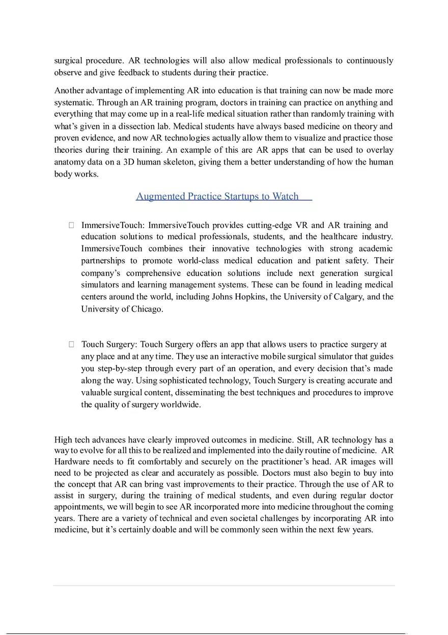 Augmented Reality Final Report - Page 16