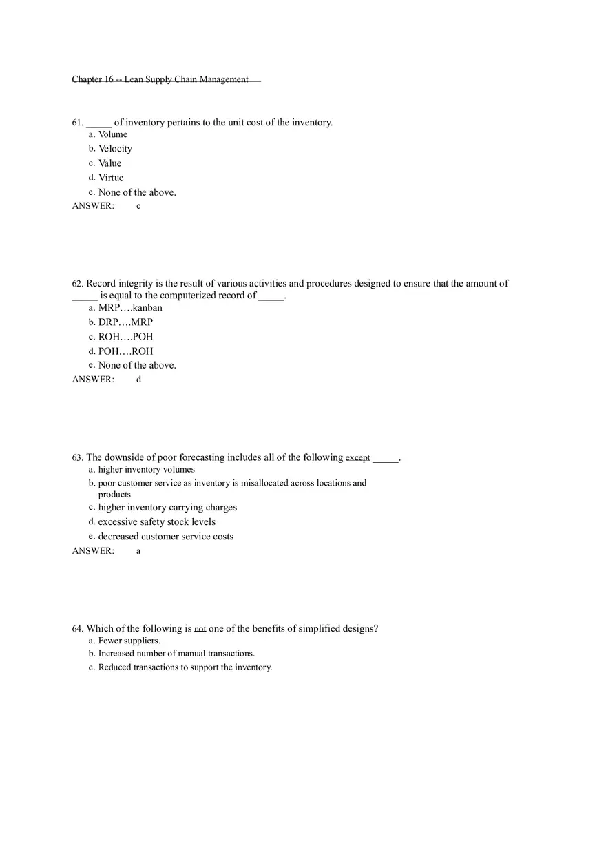 Chapter 16 Lean Supply Chain Management - Page 8
