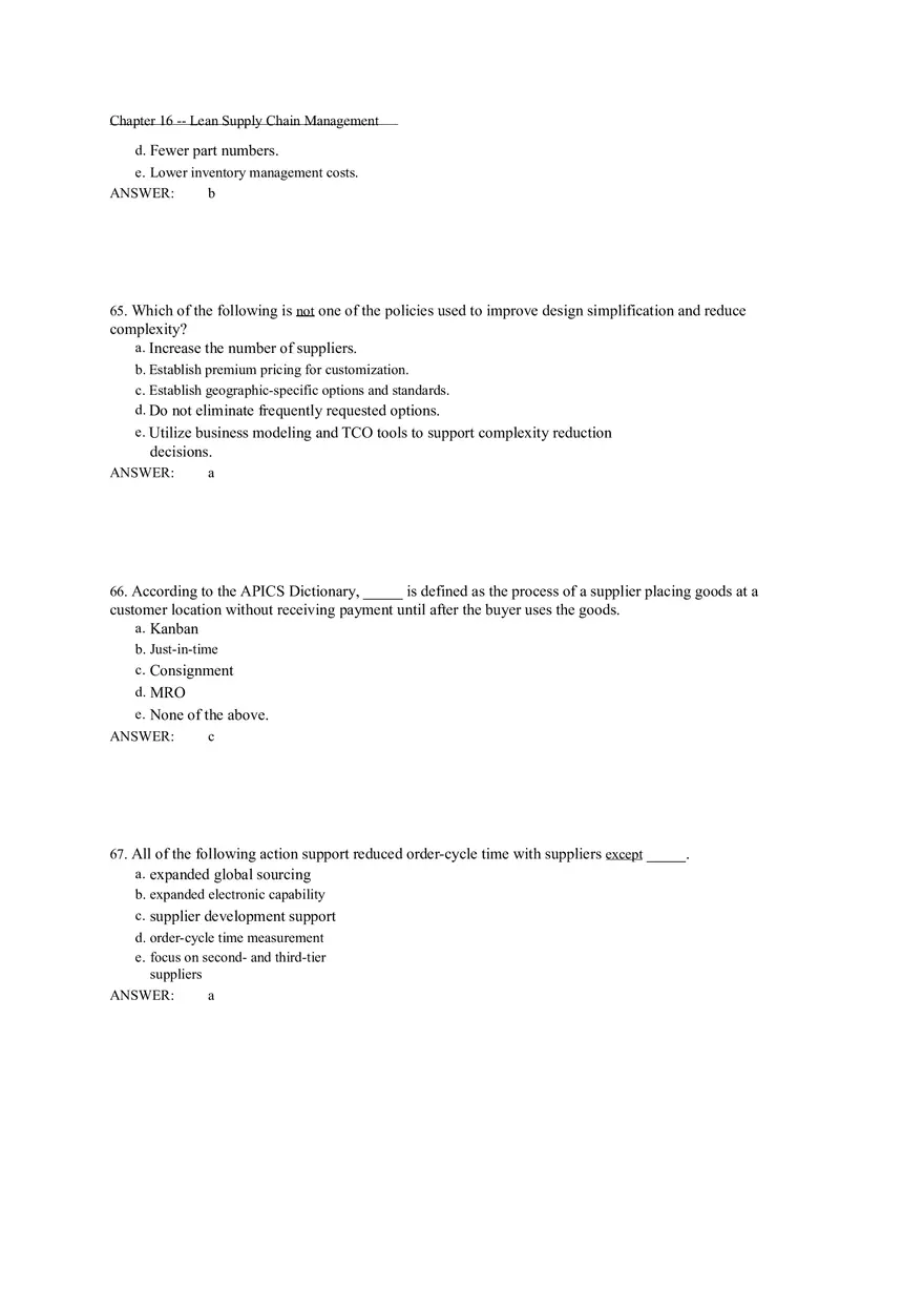 Chapter 16 Lean Supply Chain Management - Page 9
