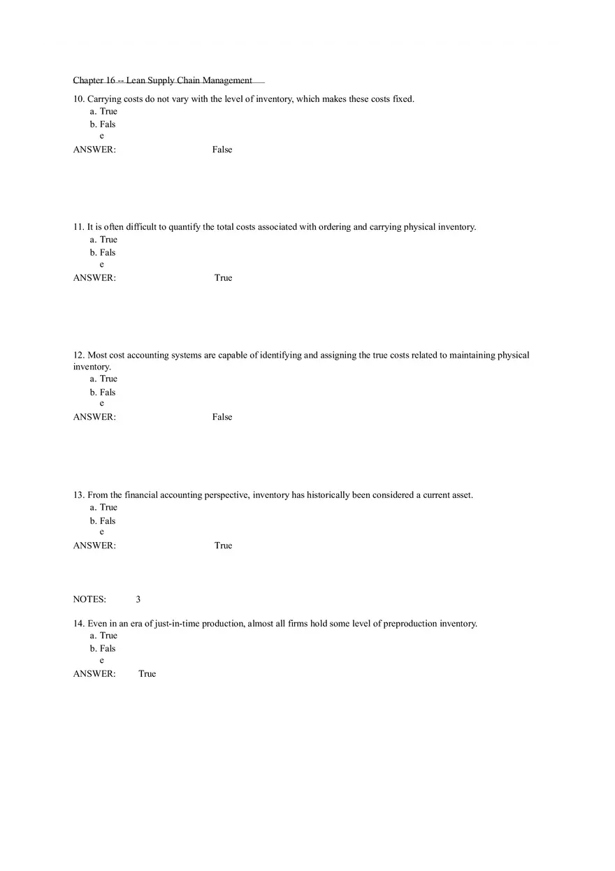 Chapter 16 Lean Supply Chain Management - Page 12