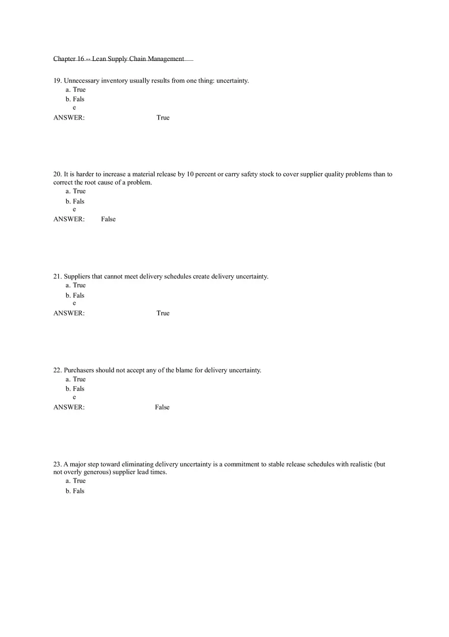 Chapter 16 Lean Supply Chain Management - Page 14
