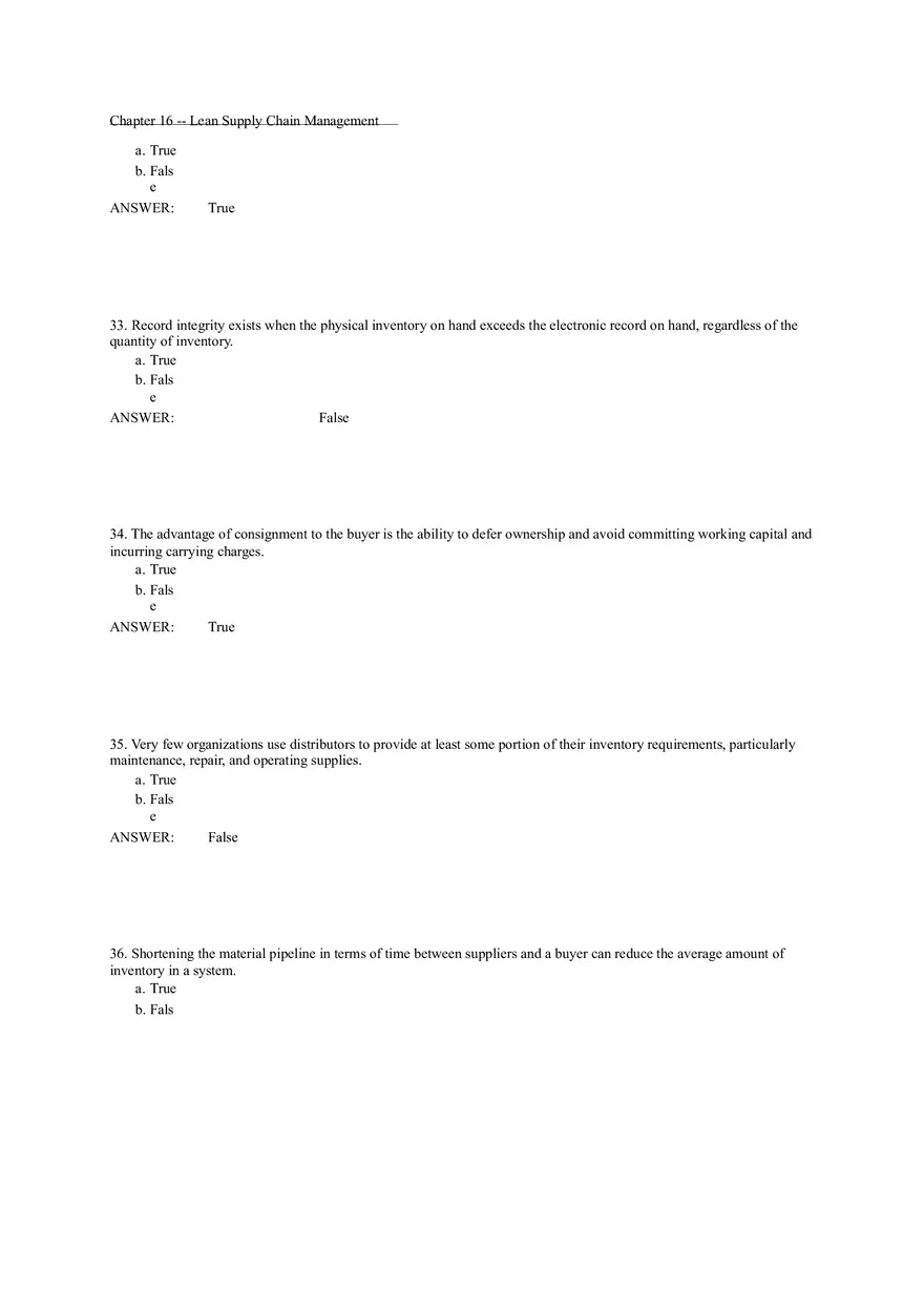 Chapter 16 Lean Supply Chain Management - Page 17