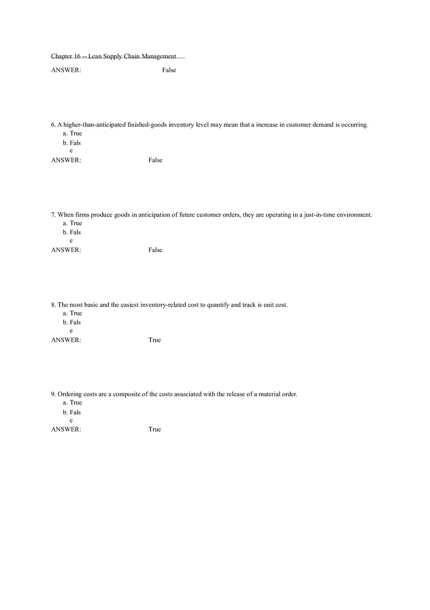 Chapter 16 Lean Supply Chain Management - Page 2