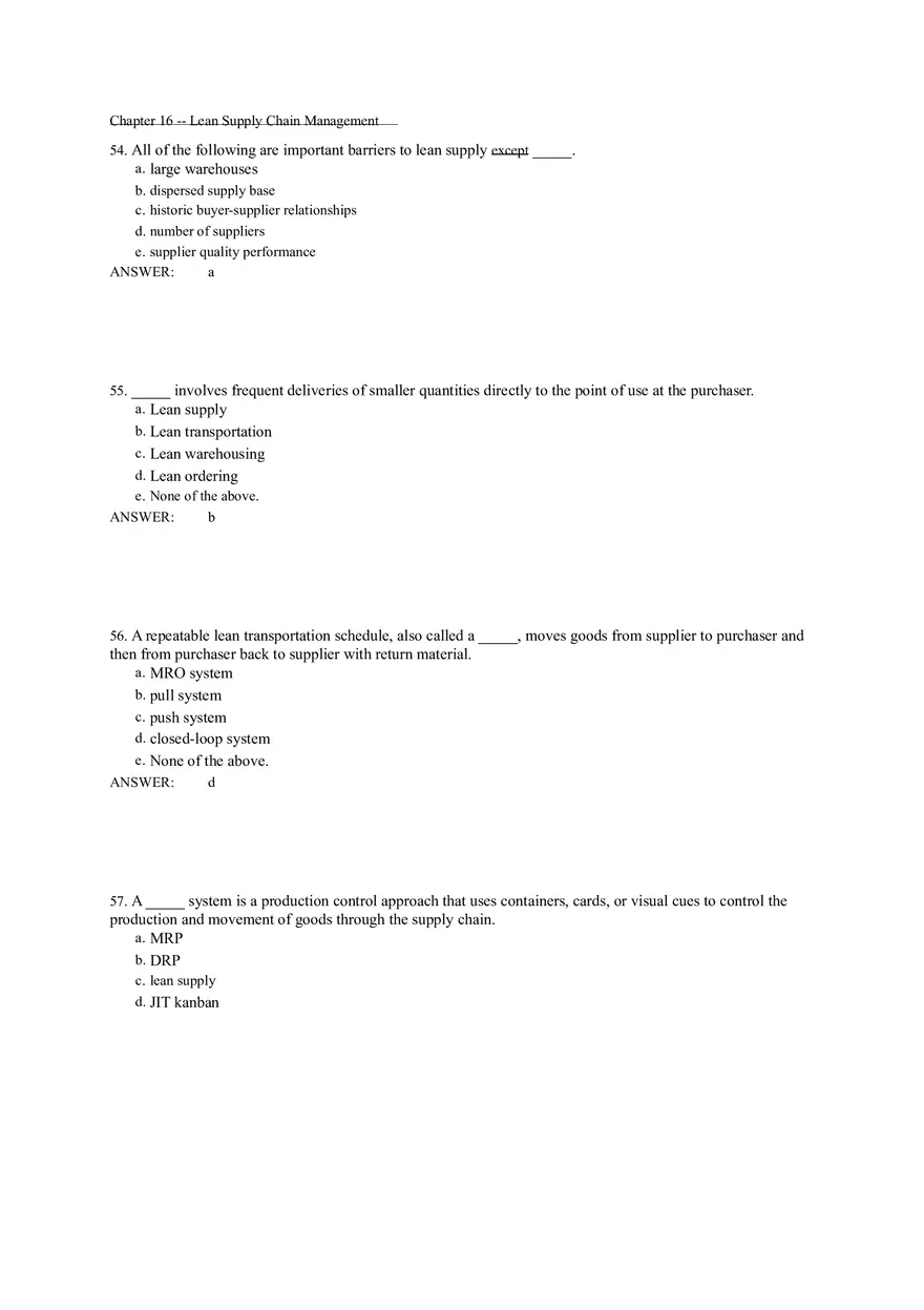 Chapter 16 Lean Supply Chain Management - Page 6