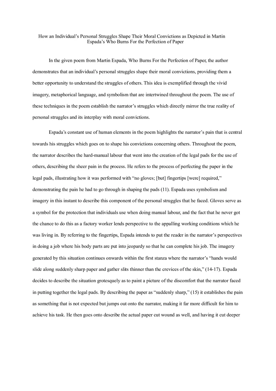 How an Individual’s Personal Struggles Shape Their Moral Convictions - Page 1