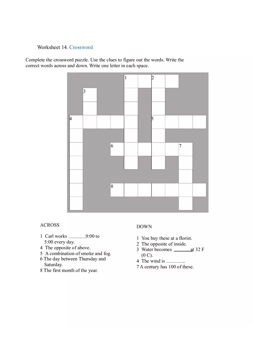 Talking About the Present Worksheet - Page 7