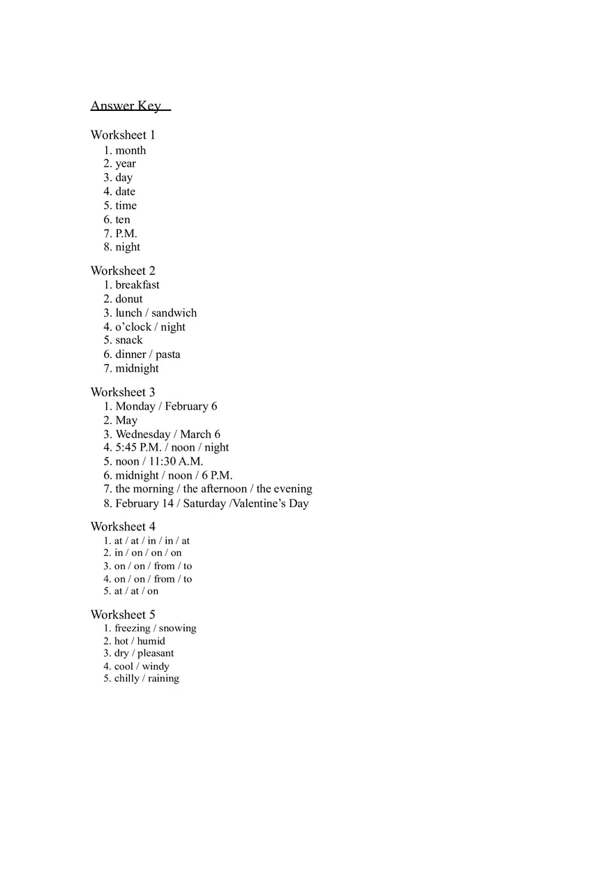 Talking About the Present Worksheet - Page 8