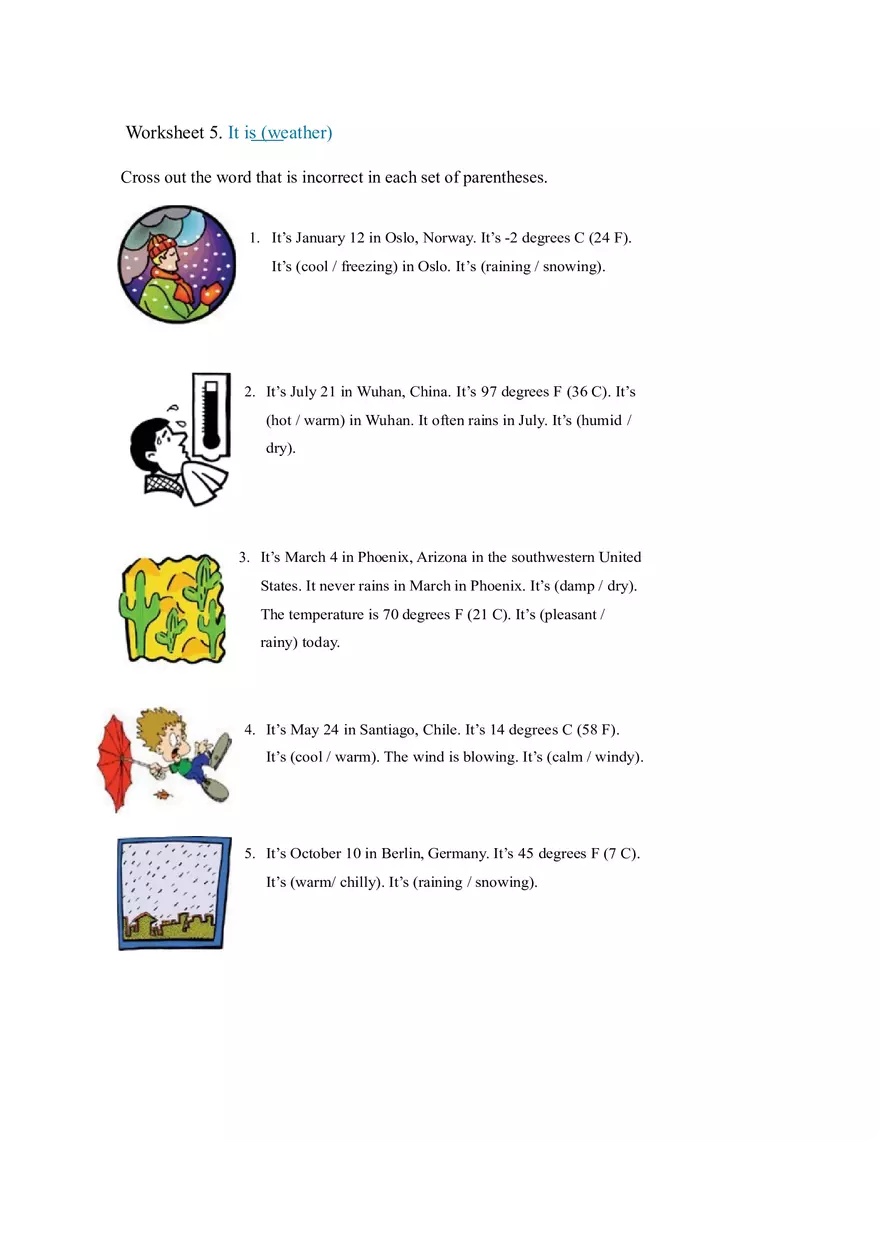 Talking About the Present Worksheet - Page 15