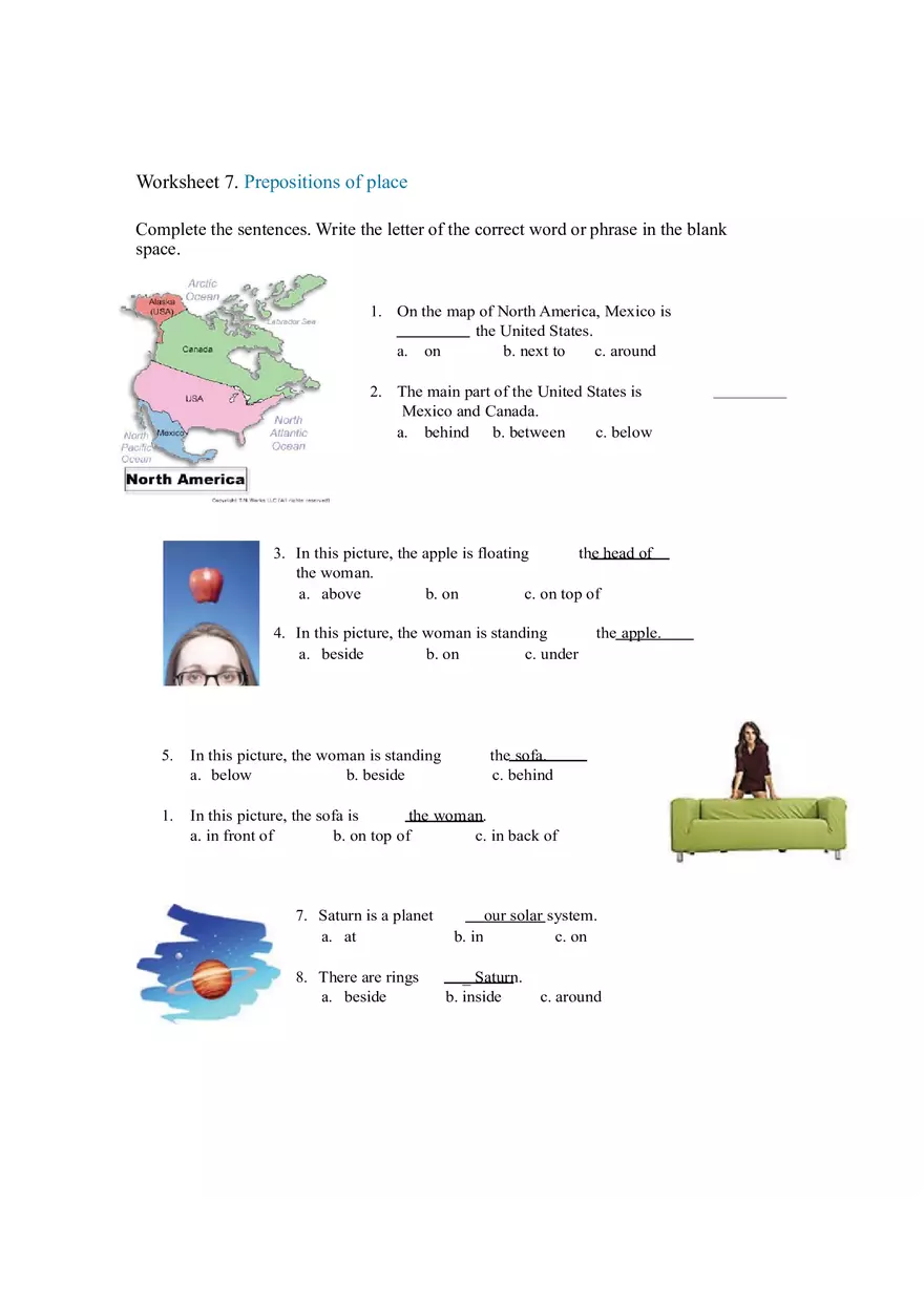 Talking About the Present Worksheet - Page 17