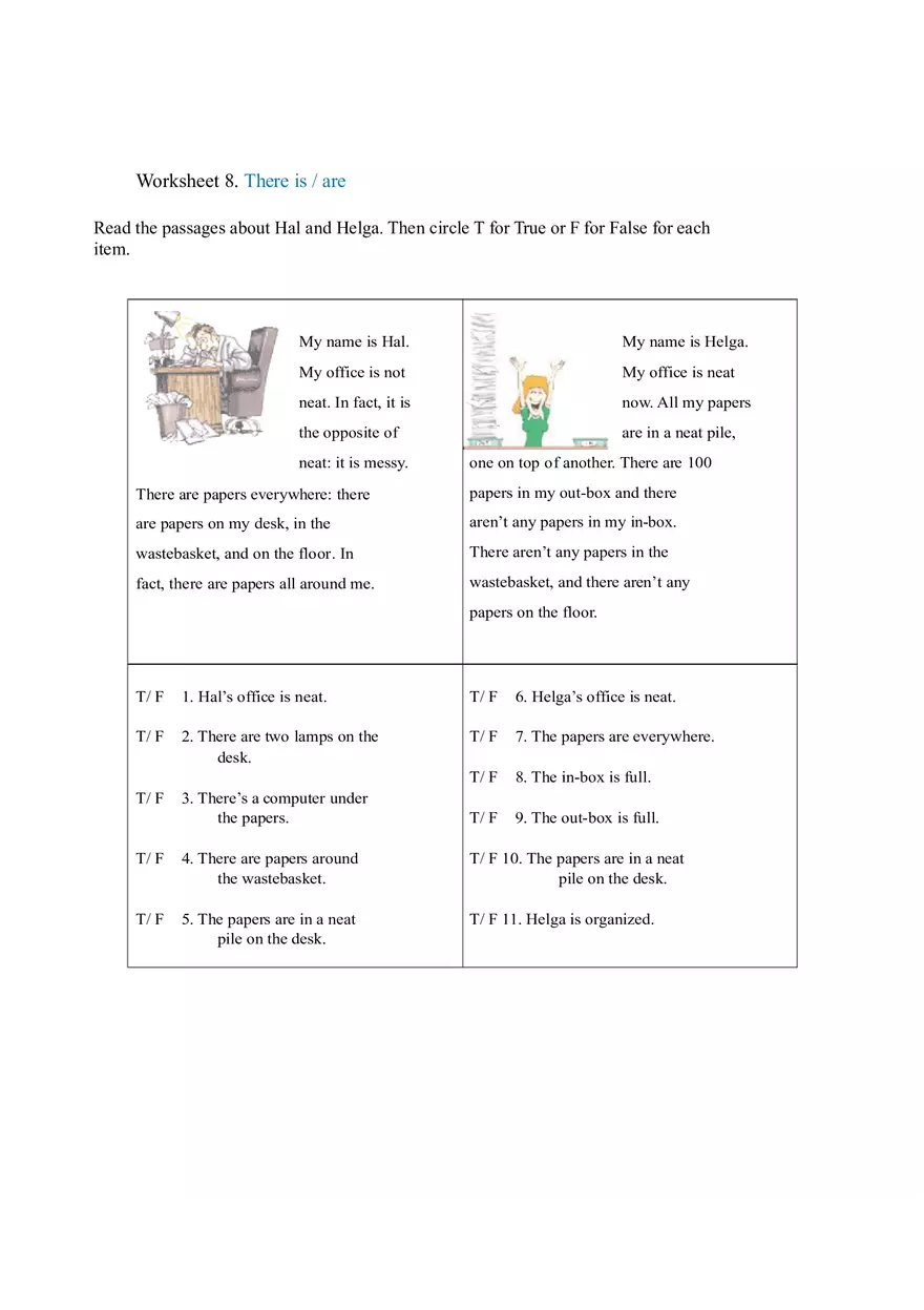 Talking About the Present Worksheet - Page 18