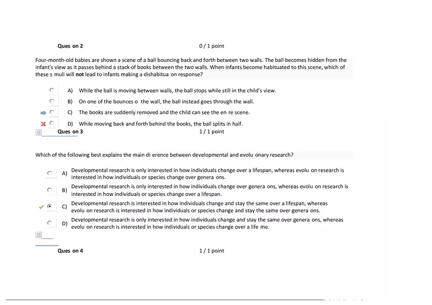 Foundations of Psychology, Neuroscience and Behaviour Exam Answer Key 8 - Page 13
