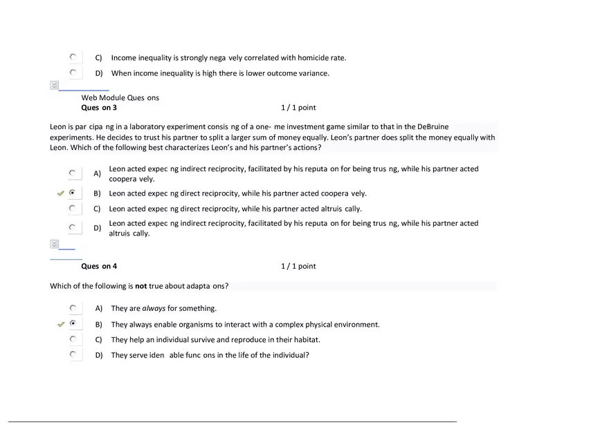 Foundations of Psychology, Neuroscience and Behaviour Exam Answer Key 8 - Page 6