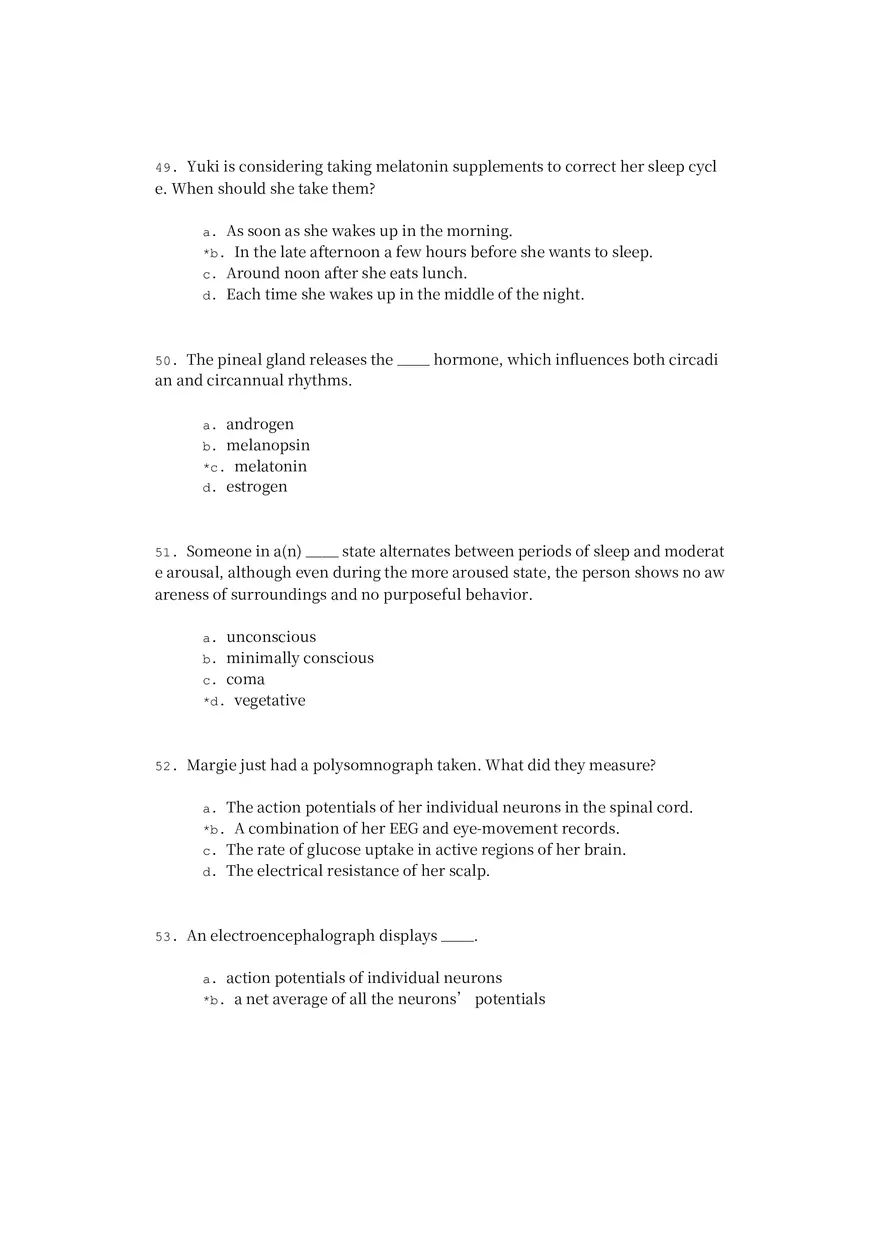 Motivation and Emotion Answer Key Part 1 - Page 12