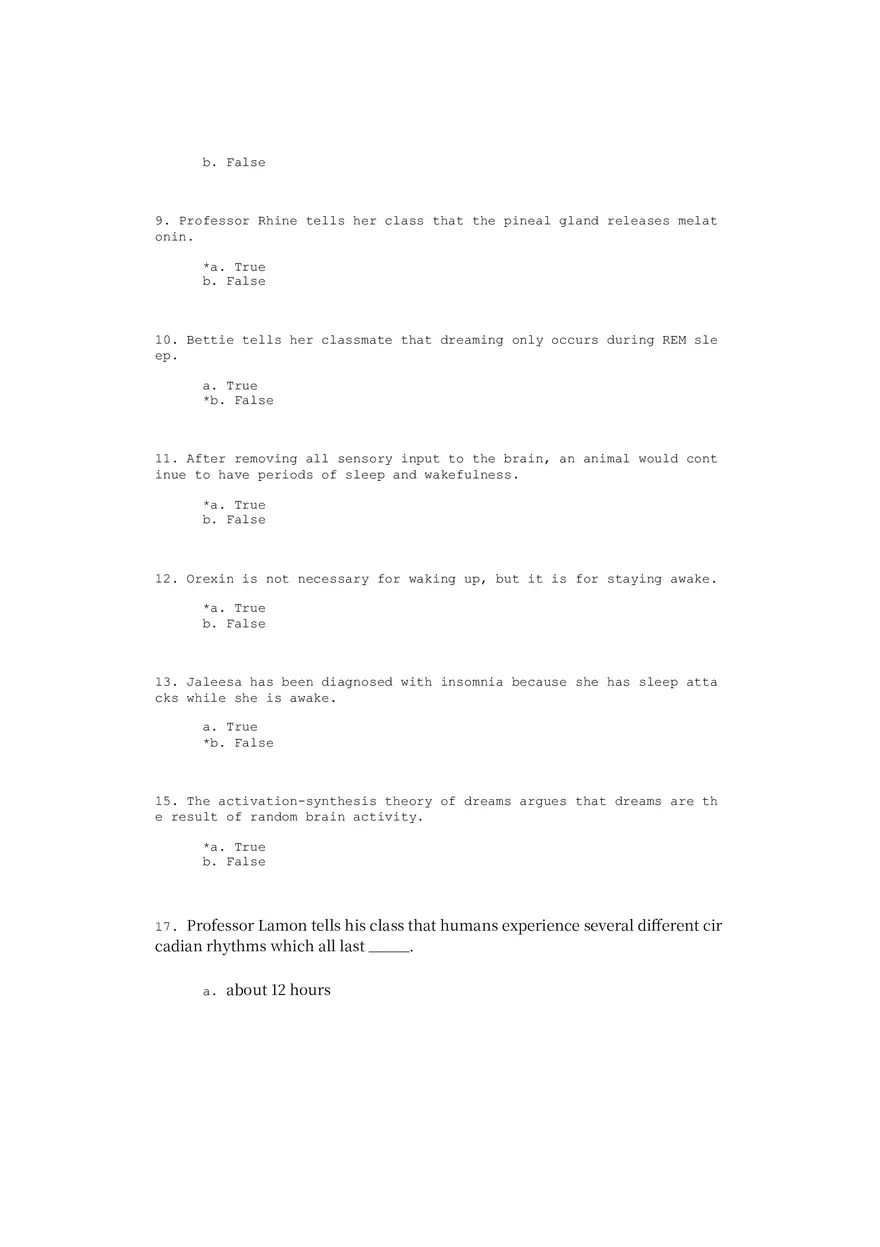 Motivation and Emotion Answer Key Part 1 - Page 2