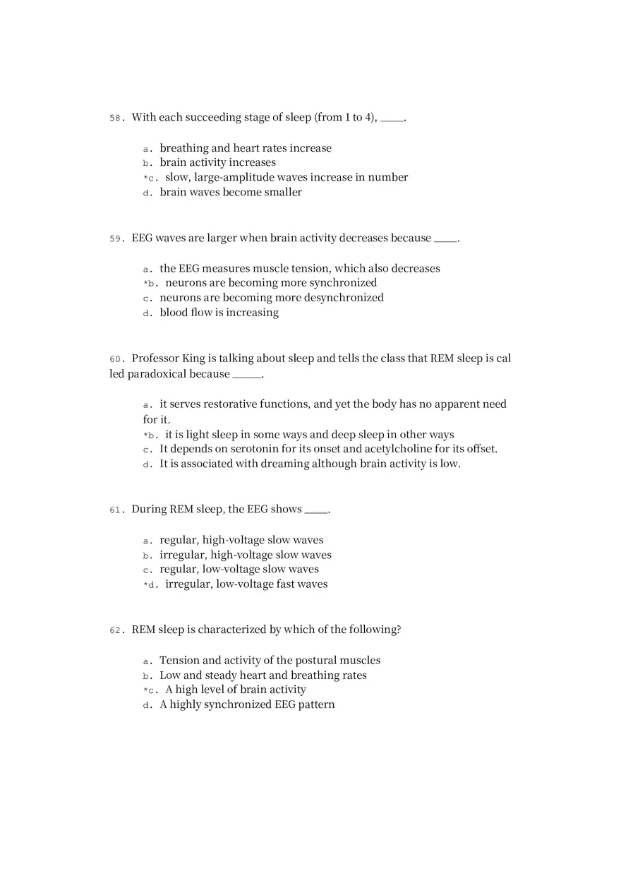 Motivation and Emotion Answer Key Part 1 - Page 4