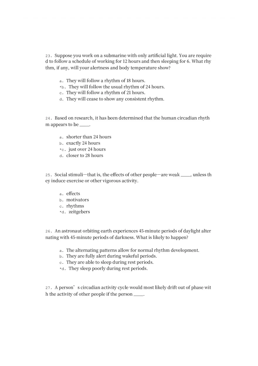 Motivation and Emotion Answer Key Part 1 - Page 6