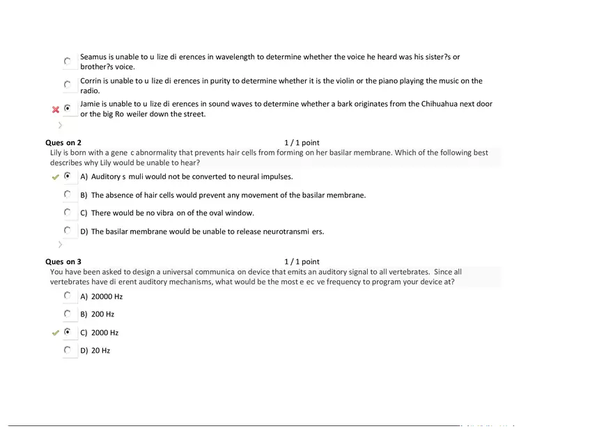 Foundations of Psychology, Neuroscience and Behaviour Exam Answer Key 7 - Page 10