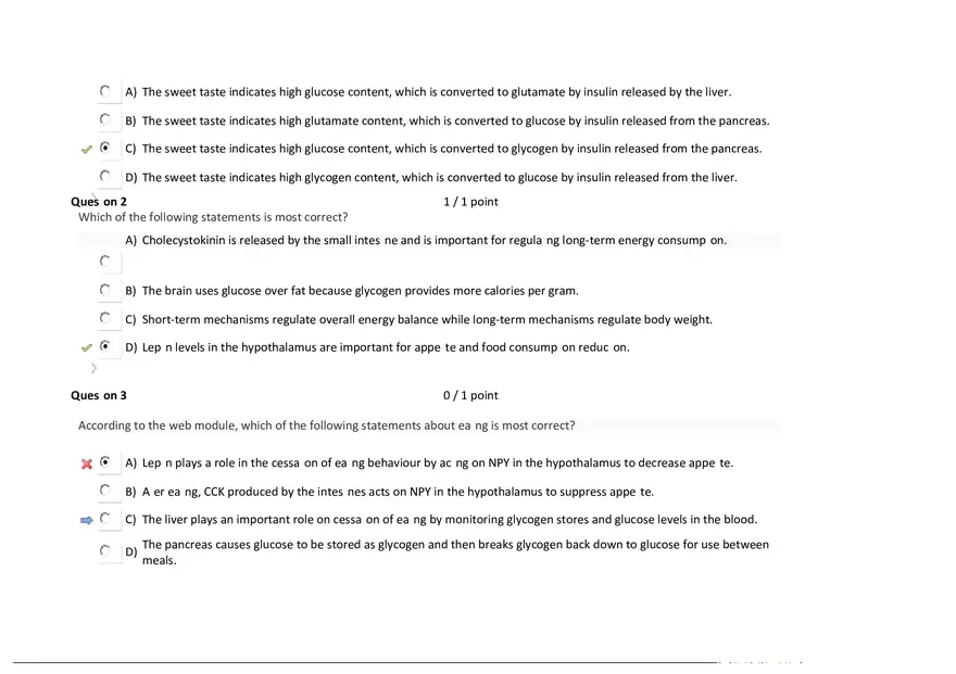Foundations of Psychology, Neuroscience and Behaviour Exam Answer Key 7 - Page 14
