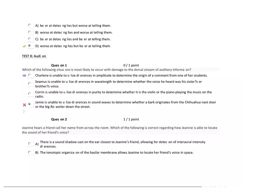 Foundations of Psychology, Neuroscience and Behaviour Exam Answer Key 4 - Page 5