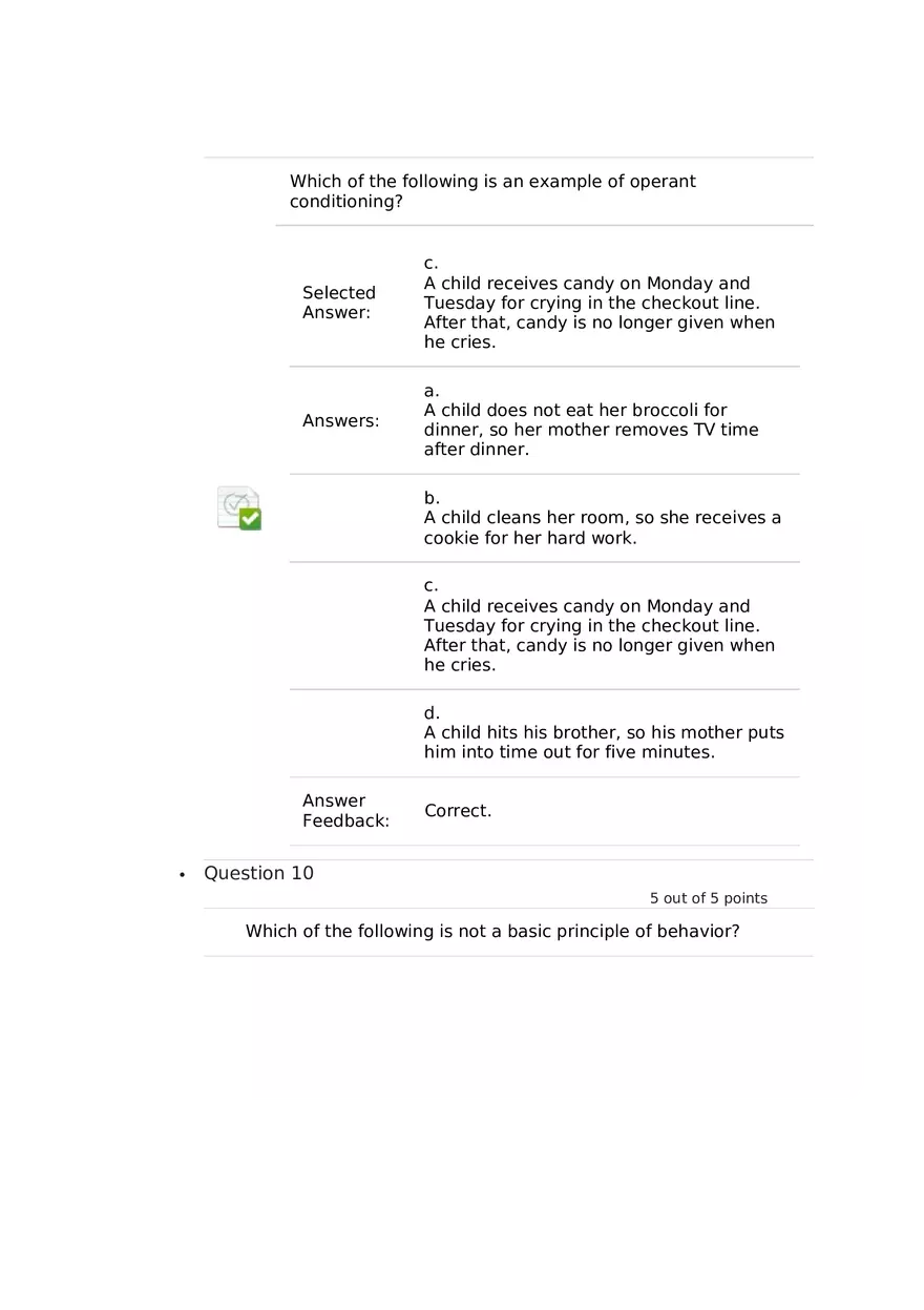 Intro to ABA Unit 9 Quiz - Page 11