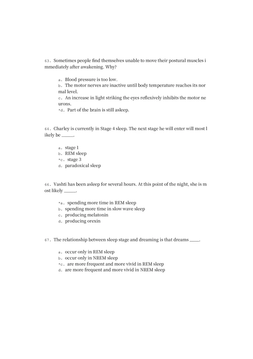 Motivation and Emotion Answer Key Part 2 - Page 1