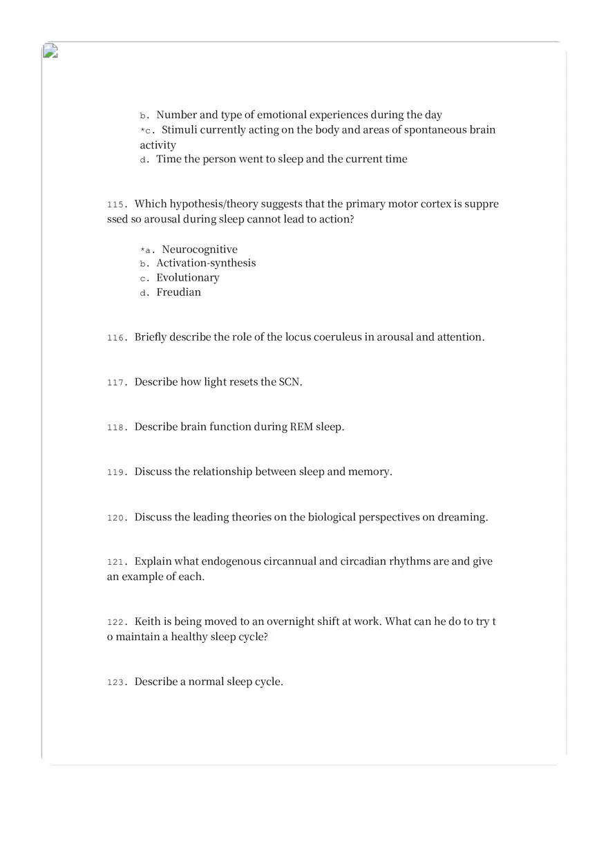Motivation and Emotion Answer Key Part 2 - Page 4
