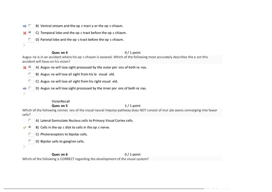 Foundations of Psychology, Neuroscience and Behaviour Exam Answer Key 3 - Page 5
