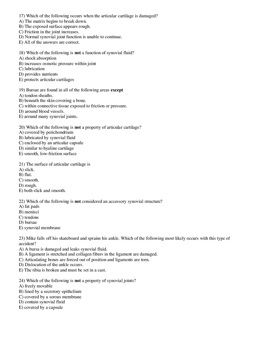 Joints Answer Key - Page 10