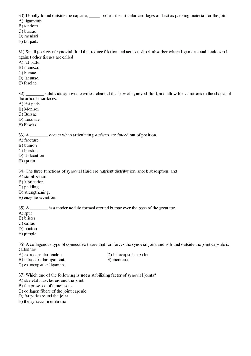 Joints Answer Key - Page 12