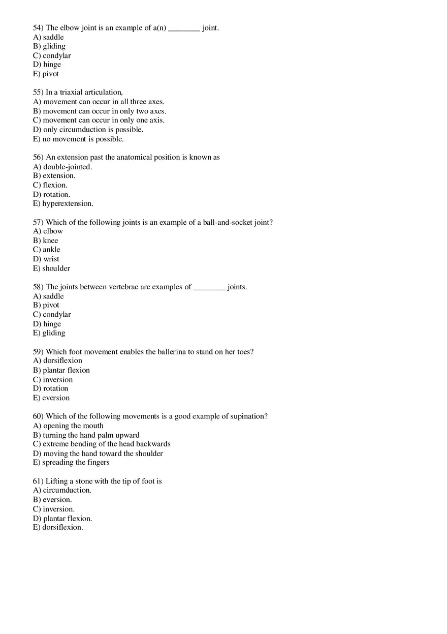 Joints Answer Key - Page 15