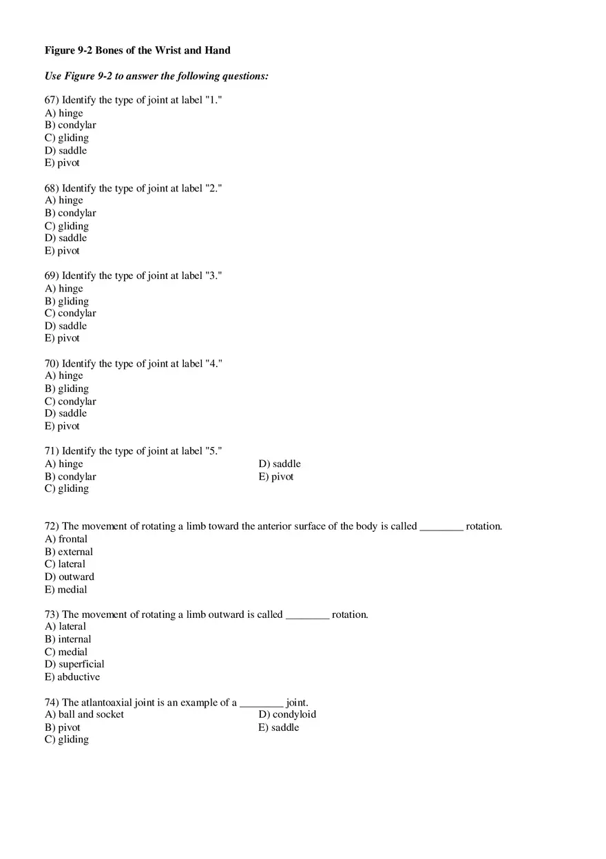 Joints Answer Key - Page 17