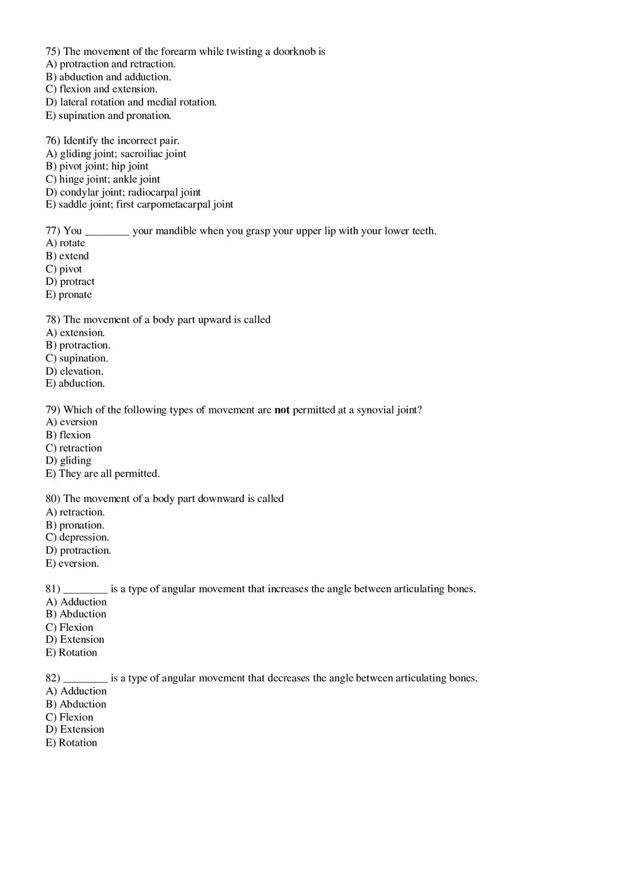 Joints Answer Key - Page 3