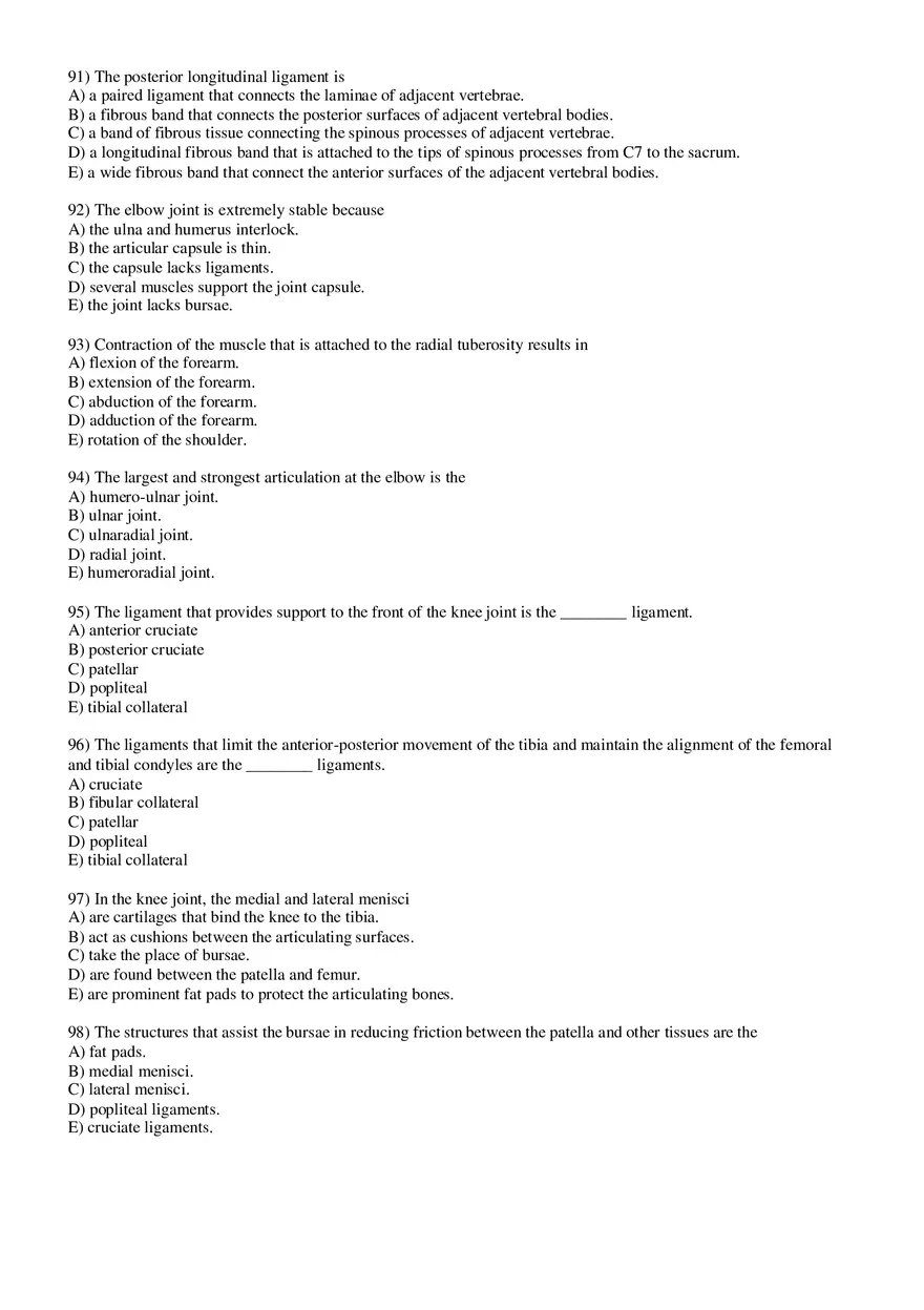 Joints Answer Key - Page 5