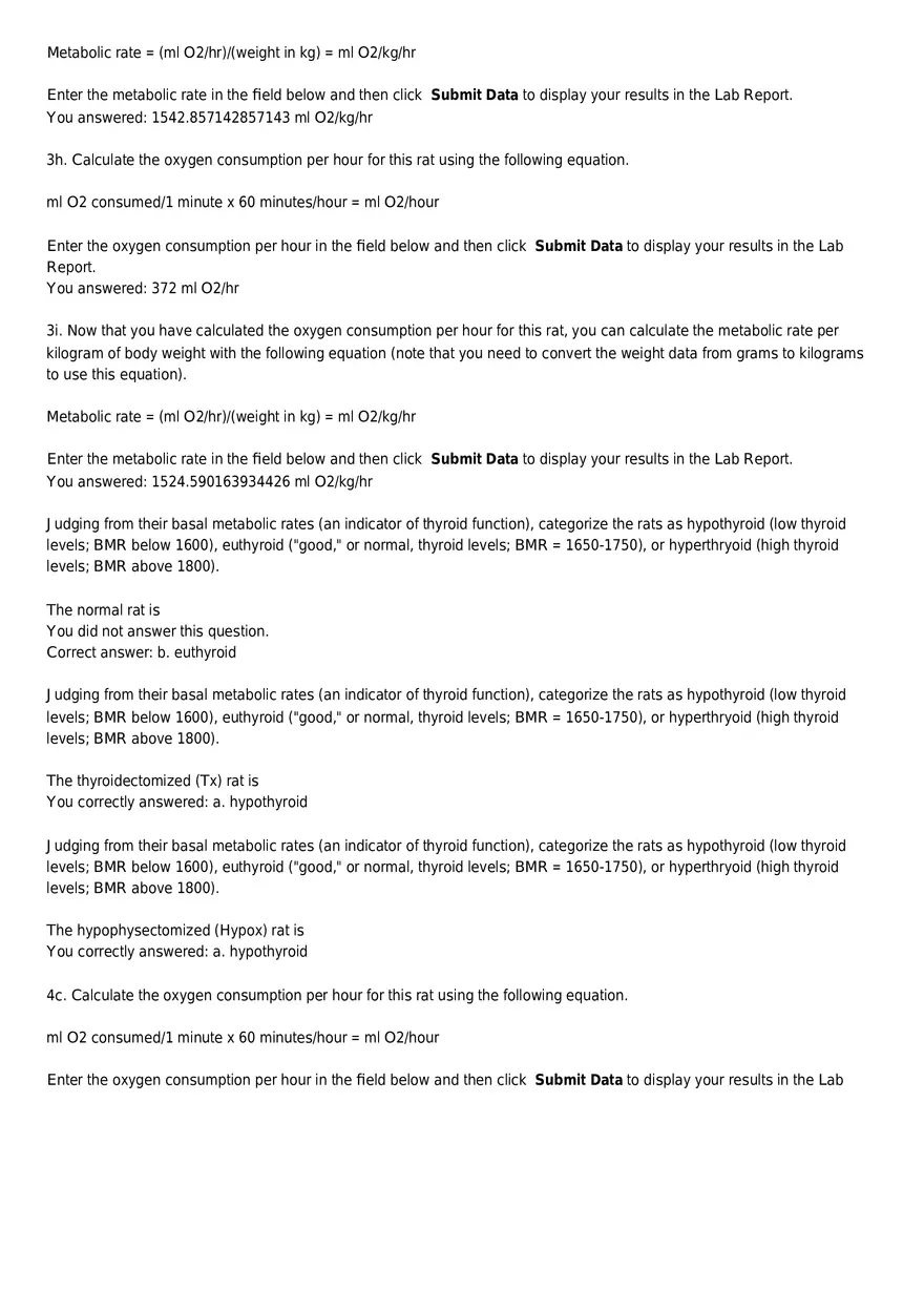 Make a Prediction About the Basal Metabolic Rate Lab - Page 2