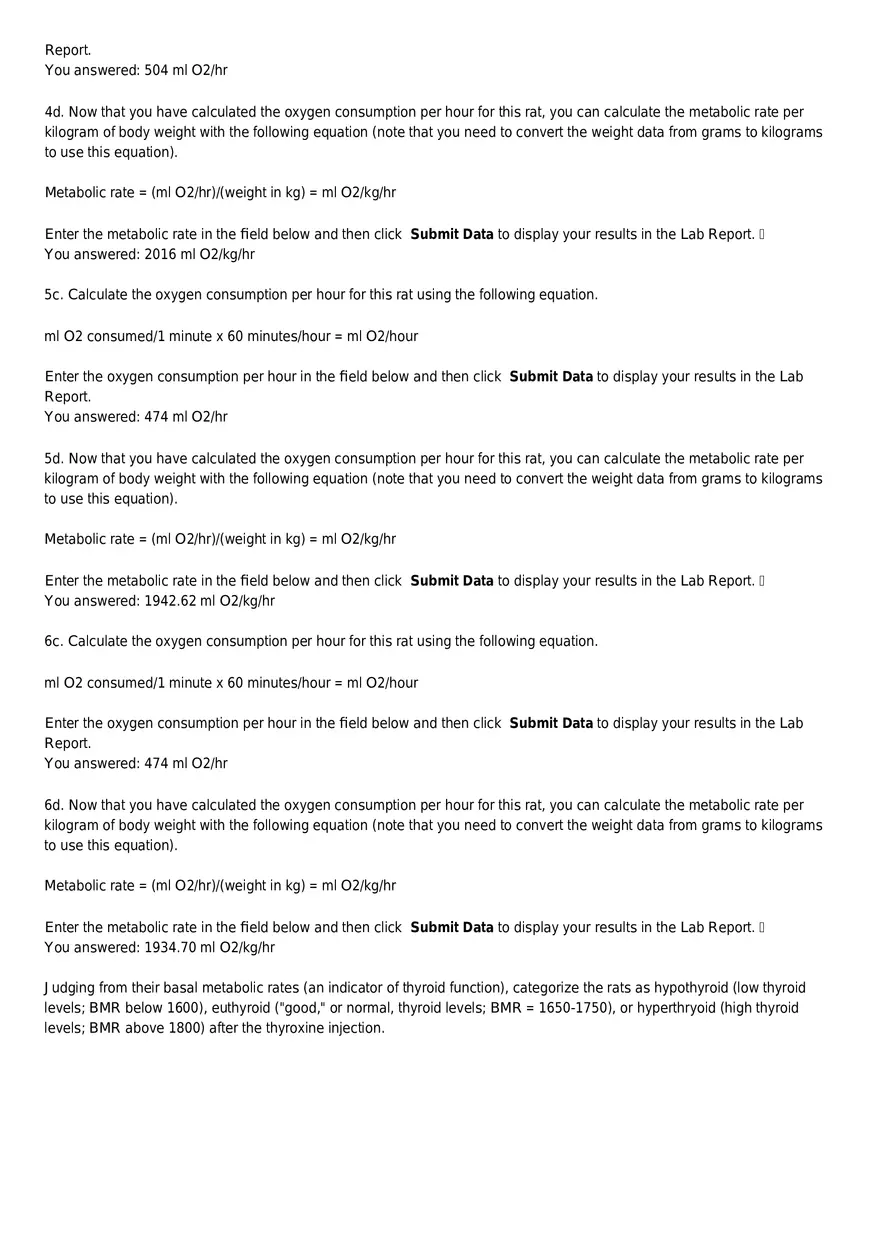Make a Prediction About the Basal Metabolic Rate Lab - Page 3