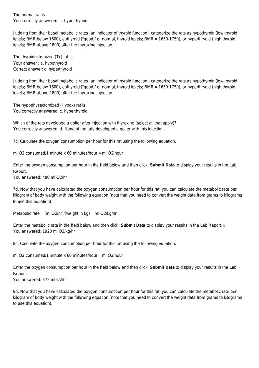 Make a Prediction About the Basal Metabolic Rate Lab - Page 4
