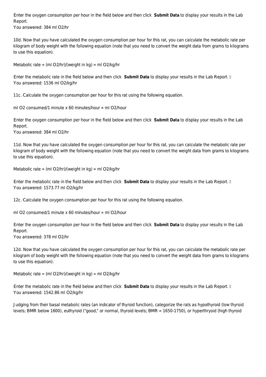 Make a Prediction About the Basal Metabolic Rate Lab - Page 6