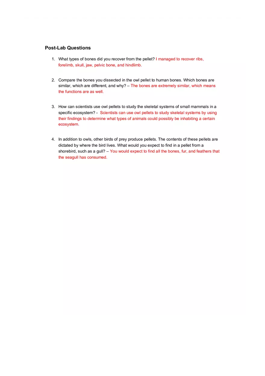 The Skeletal System Tables 6-16 - Page 8