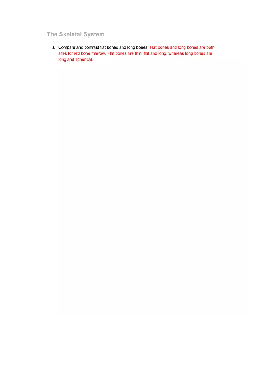 The Skeletal System Tables 6-16 - Page 3