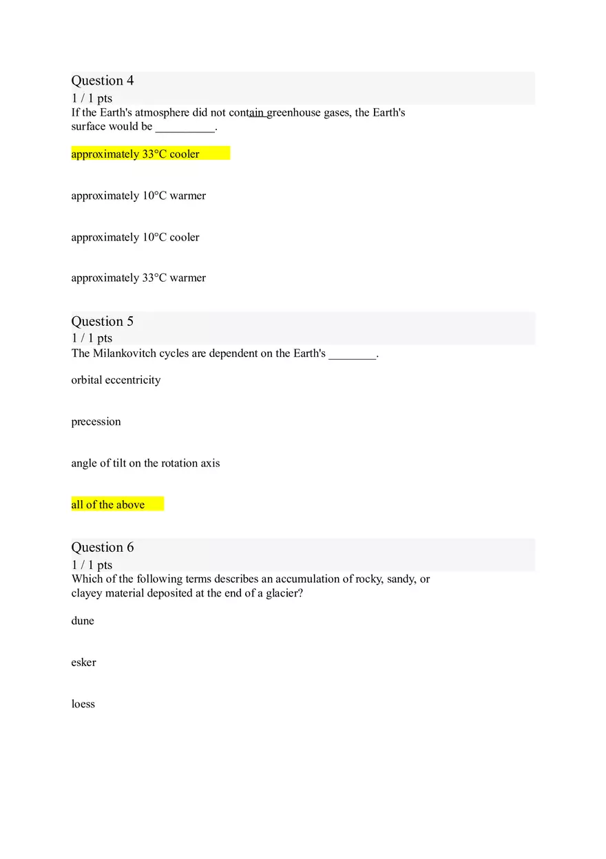 Geology (Wave-cut Terraces) 20 Answer Key - Page 8