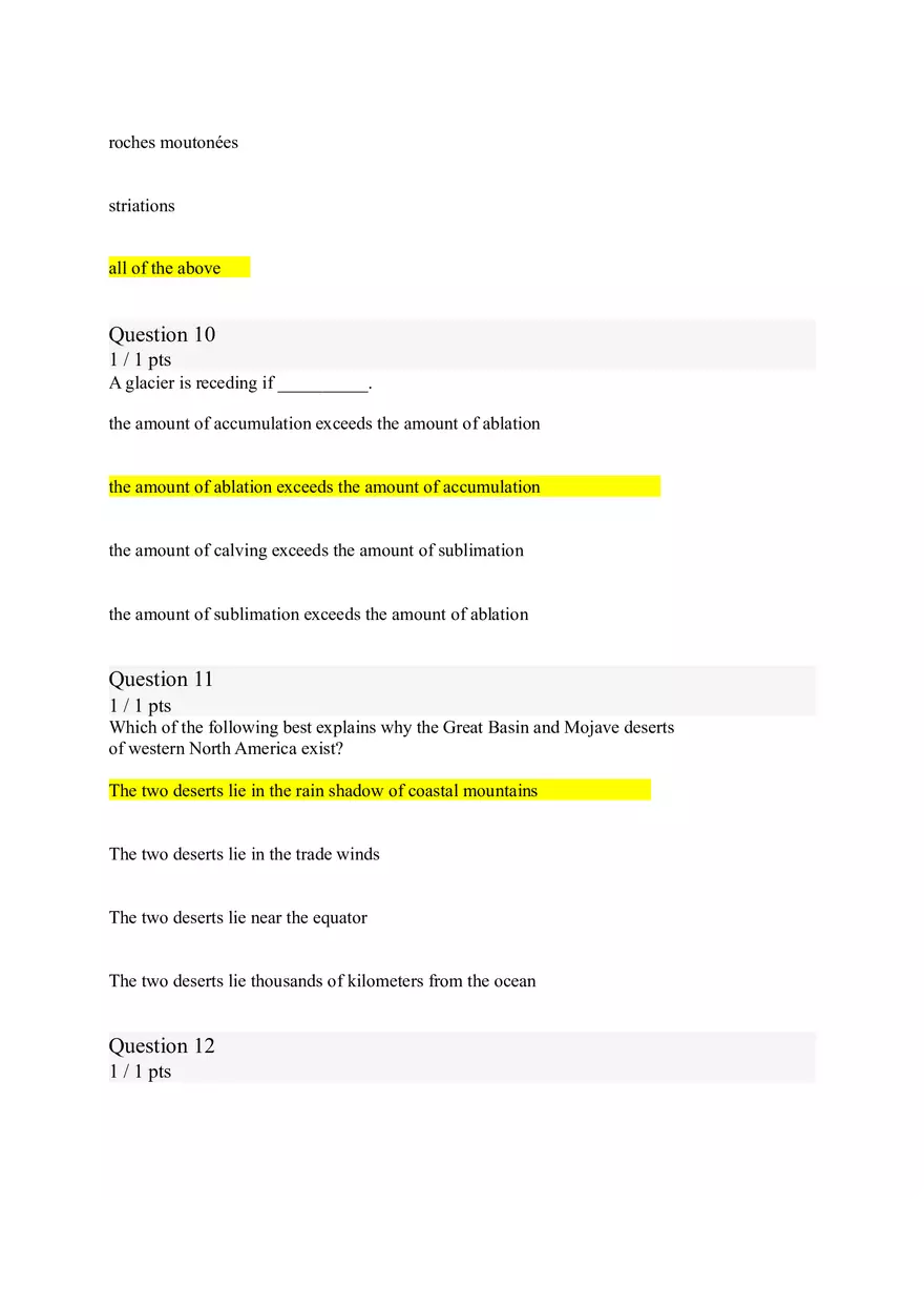 Geology (Wave-cut Terraces) 20 Answer Key - Page 10