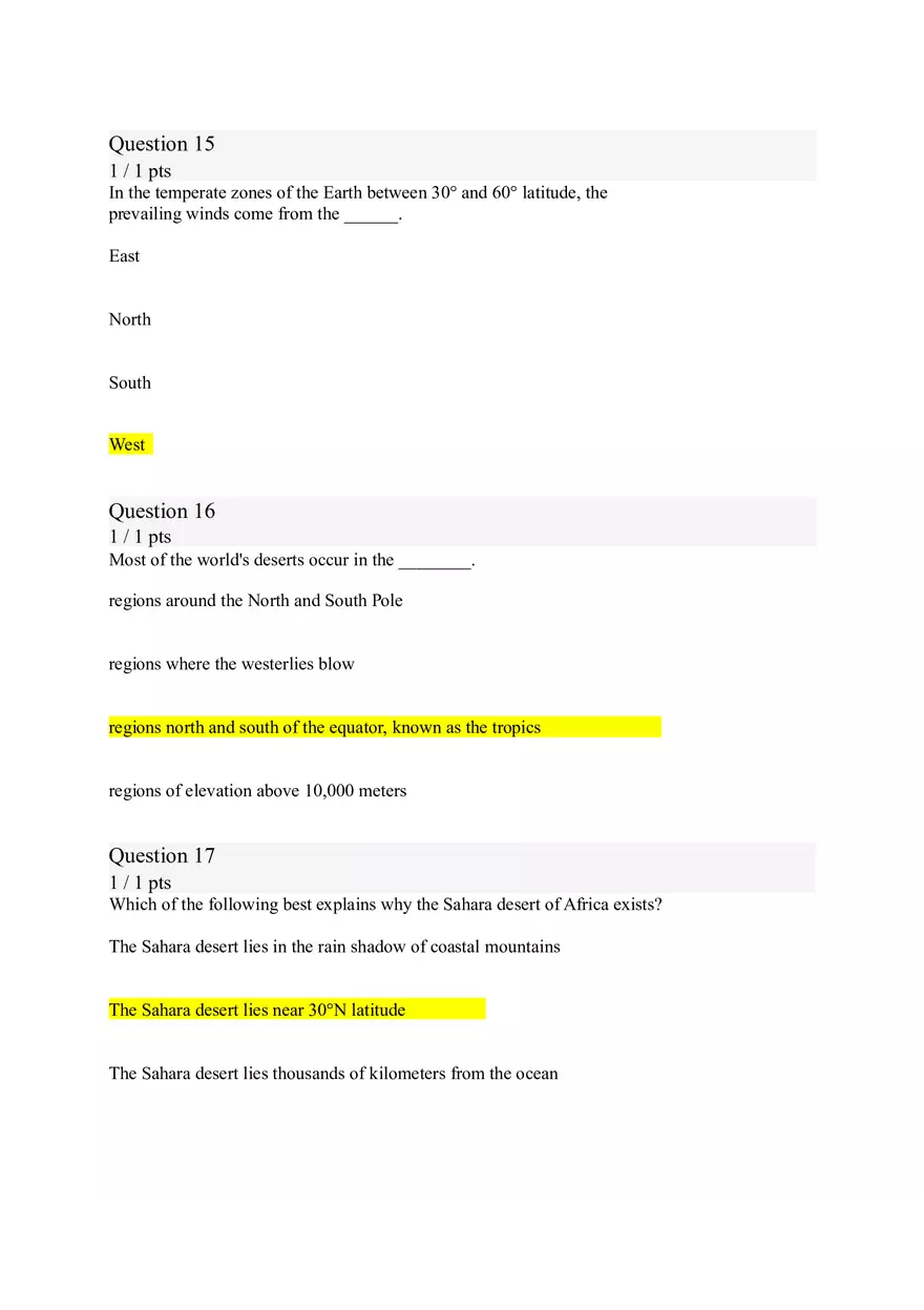 Geology (Wave-cut Terraces) 20 Answer Key - Page 12