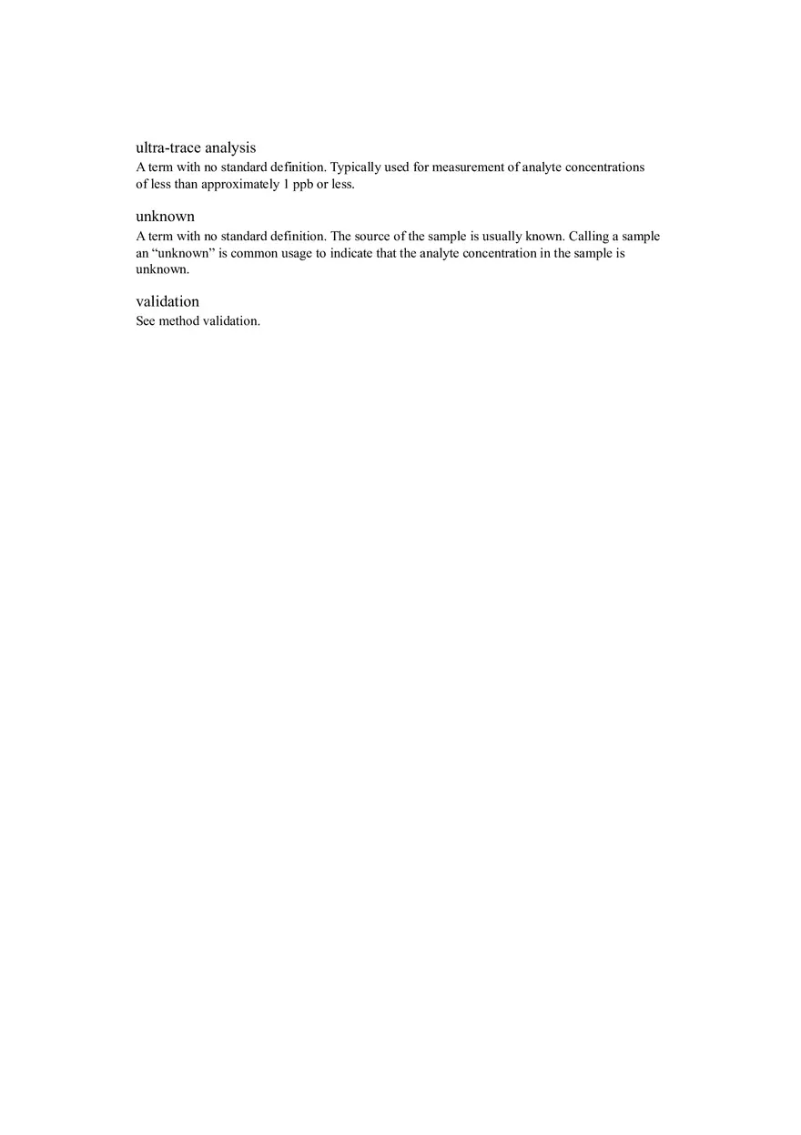 Analytical Glossary - Chemistry Term - Page 10