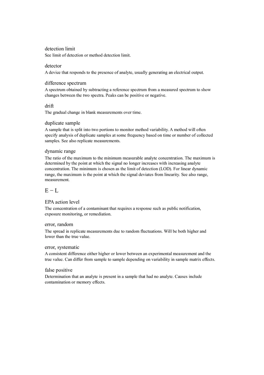 Analytical Glossary - Chemistry Term - Page 3