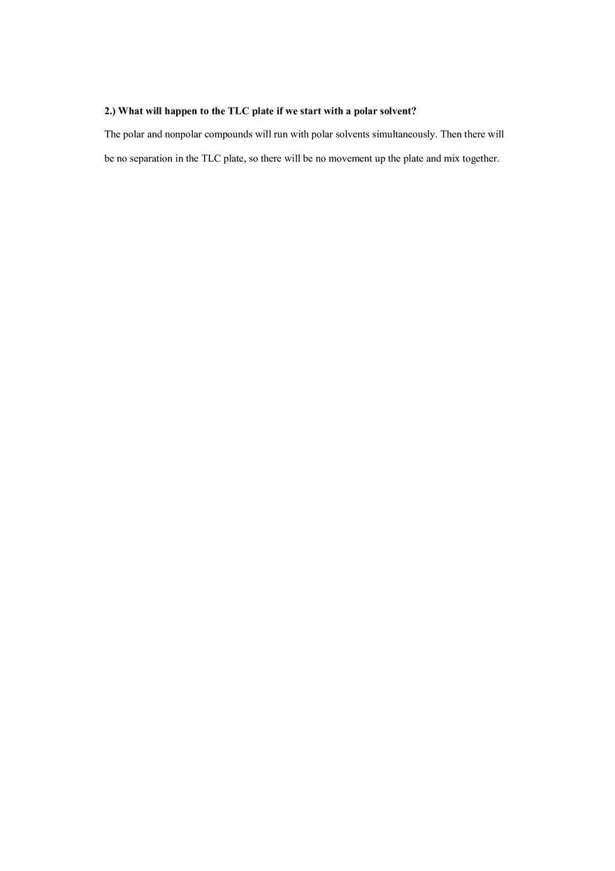 Thin Layer Chromatography Lab Report - Page 7