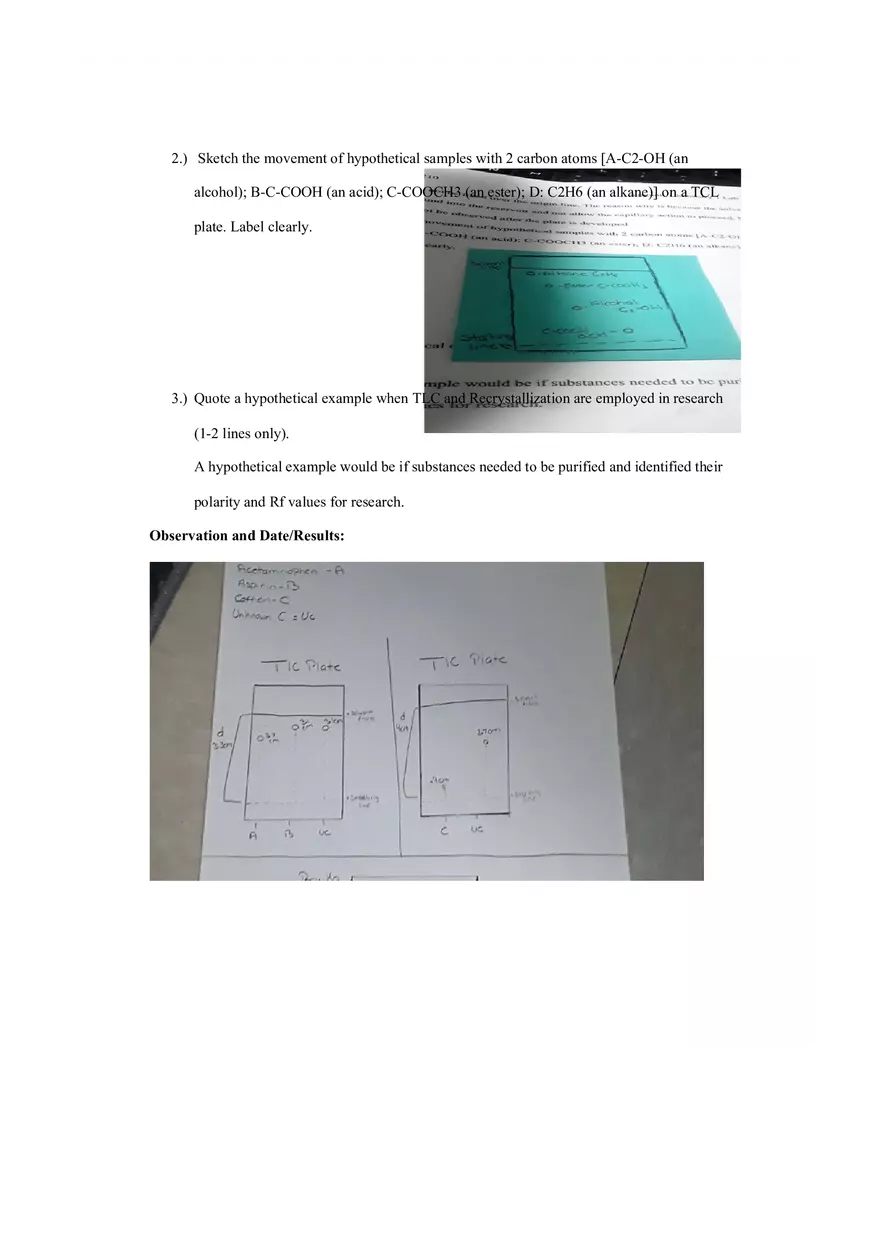 Thin Layer Chromatography Lab Report - Page 4